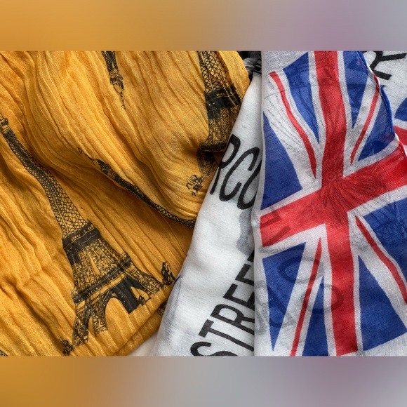 8️⃣Lot of 8 Random Scarves/Wraps/ Shawls-Varying Materials/Brands/Colors/Sizes - Picture 9 of 17